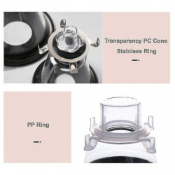 Huamade Masque D’anesthésie Masque À Oxygène Vétérinaire Masques Faciaux D’animaux Avec Anneau De Pp Anneau En [...]