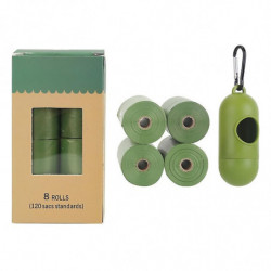 4 Rolls Biodegradable Pet Poop Waste Bag Eco-friendly Dog Poop Trash Garbage Bag with Dispenser 4 Rolls Biodegradable Pet Poop Waste Bag Eco-friendly Dog Poop Trash Garbage Bag with Dispenser