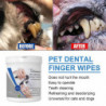 Yegbong Pet Teeth Finger Wipes Dog Bad Breath, Tartar And Yellow Cleansing Oral Care Finger Covers Bf