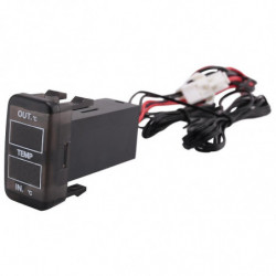 2024 Dual Temperature Display Inside and Outside the Car Dual Temperature Sensor for Prado Prius