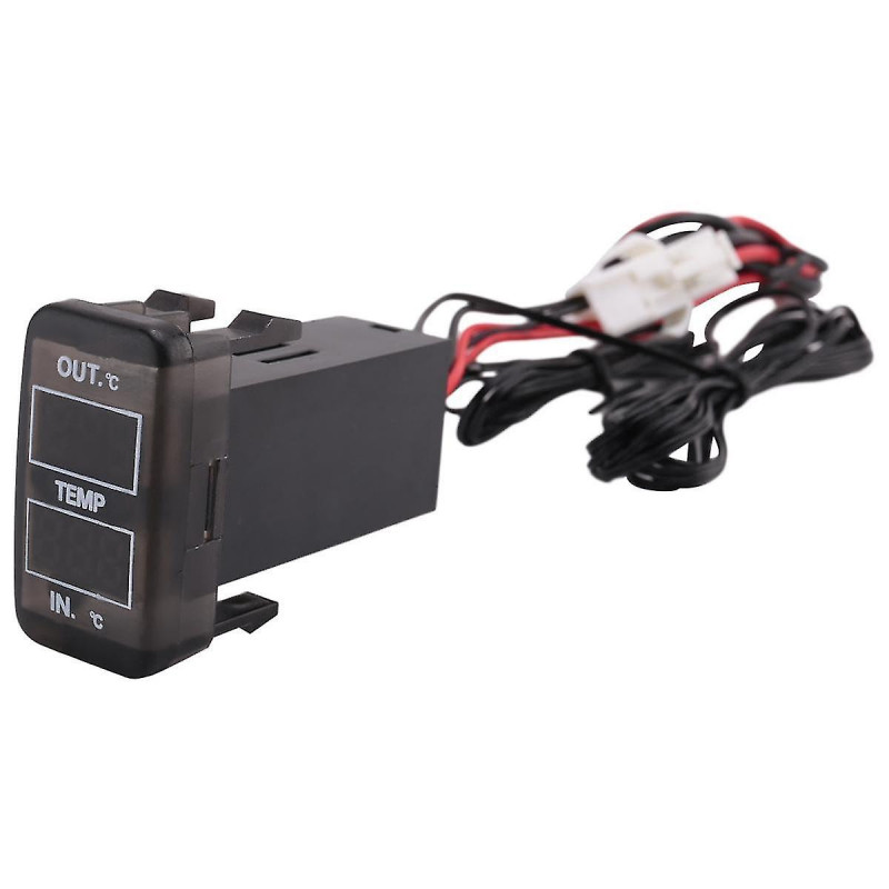 2024 Dual Temperature Display Inside and Outside the Car Dual Temperature Sensor for Prado Prius