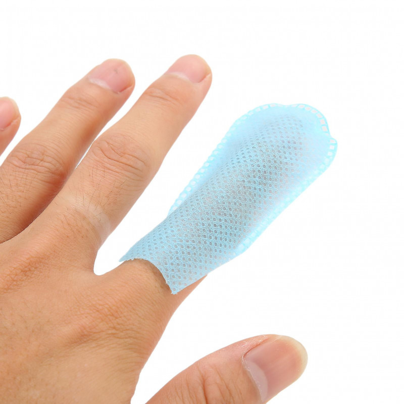 2024 50pcs Disposable Finger Teeth Wipes Travel Portable Cleaning Dirt Removal Dental Wipes