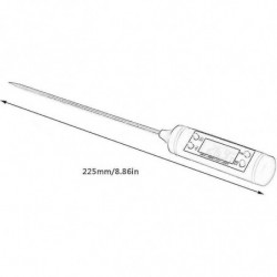 Thermometer Daily Necessities Home Kitchen Oil Temperature Meter Barbecue Temperature Cooking Electronic Food [...]