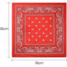 10pcs Paisley Bandanas Assortiment Cowboy Bandanas Unisexe Nouveauté Imprimer Tête Wrap Cadeau