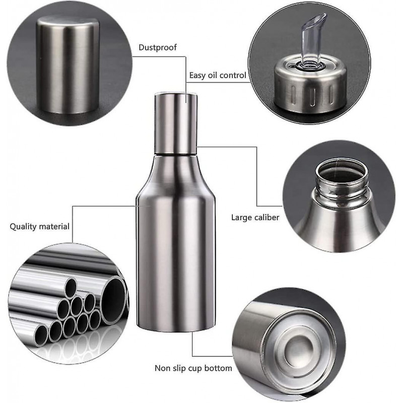 Oil Bottle Oil Pot Olive Oil/vinegar/sauce Cruets Oil Dispenser Dust Proof