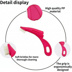 4pcs Dog Toothbrush Kit de brossage de dents de chien Brosse à dents de chat Taille réglable Finger Cot Pet Finger [...]