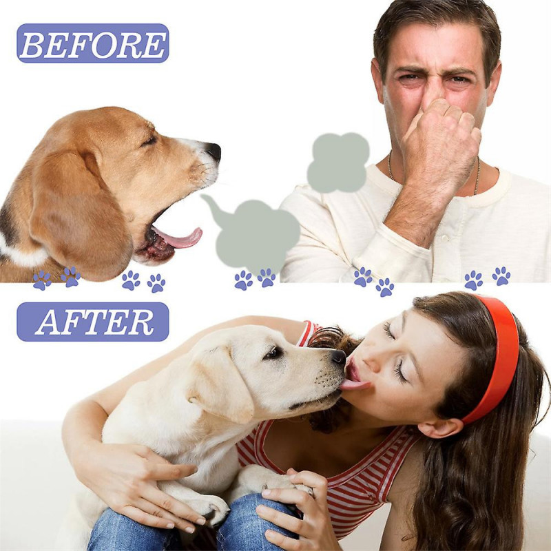 Teeth Cleaning Spray for Dogs & Cats Pet Oral Bad Breath Plaque Remover Spray 3pcs