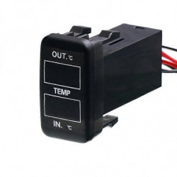 Dual Temperature Display Inside and Outside the Car Dual Temperature Sensor for Toyota Corolla Reiz
