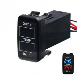 Dual Temperature Display Inside and Outside the Car Dual Temperature Sensor for Toyota Corolla Reiz