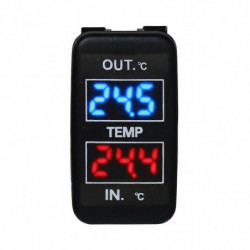 Dual Temperature Display Inside and Outside the Car Dual Temperature Sensor for Toyota Corolla Reiz