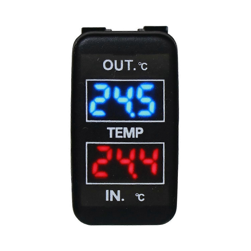 Dual Temperature Display Inside and Outside the Car Dual Temperature Sensor for Toyota Corolla Reiz