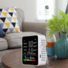 6 In1 Co2 Air Quality Monitoring Digital Temperature Sensor Tester