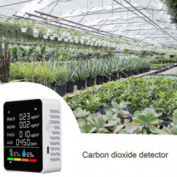 6 In1 Co2 Air Quality Monitoring Digital Temperature Sensor Tester