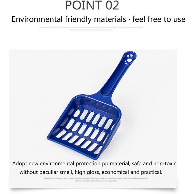 Litter Scooper Sifting Shovel Cat Strong Handle Easy To Clean Sift Handle Dog Litter Scooper Sifting Shovel Cat Strong Handle Easy To Clean Sift Handle Dog
