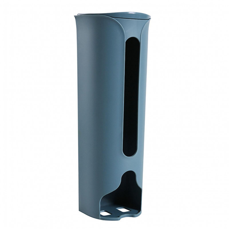 Wall Mounted Garbage Bag Storage Dispenser Plastic Trash Bag Organizer Hole Free