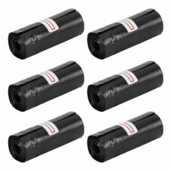 Pet Waste Bags Leak Proof Thick Strong Portable Dog Poop Bags for Dogs Cats 6 Rolls Black Pet Waste Bags Leak Proof Thick Strong Portable Dog Poop Bags for Dogs Cats 6 Rolls Black