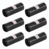 Pet Waste Bags Leak Proof Thick Strong Portable Dog Poop Bags for Dogs Cats 6 Rolls Black