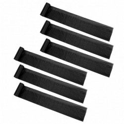 Pet Waste Bags Leak Proof Thick Strong Portable Dog Poop Bags for Dogs Cats 6 Rolls Black