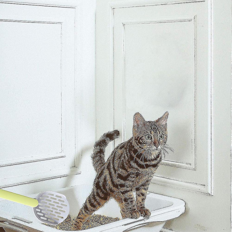 Sifter Shovel Litter Scoop - Durable Abs Plastic Litter Scoop