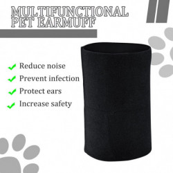 2pcs Dog Quiet Ear Covers pour la protection des oreilles, Calming Ear Muffs pour chiens / chats - Hood For [...]