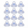 12 Pcs Air Plant Stand,Fish Tank Vacuum Suction Cups with Loops for Plants Hanging on Glass Windshi