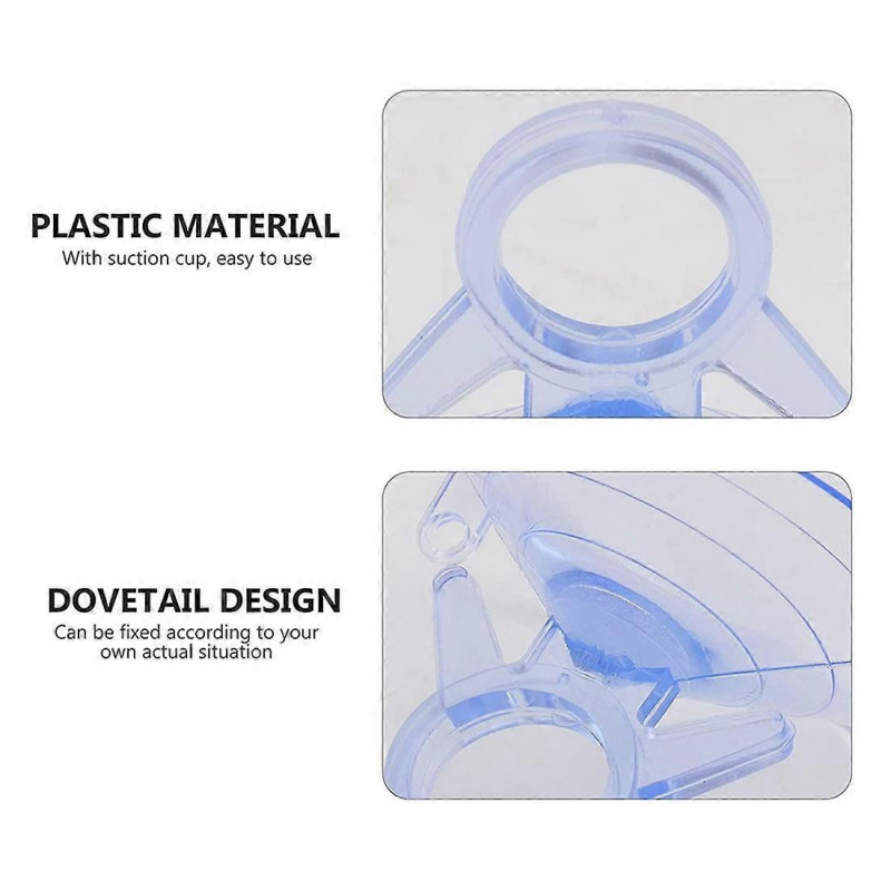 12 Pcs Air Plant Stand,Fish Tank Vacuum Suction Cups with Loops for Plants Hanging on Glass Windshi