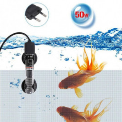 Mini Aquarium Heater Submersible Auto Thermostat Heater Fish Tank Water Heater Quartz Tube with Suct