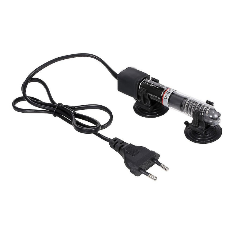 Mini Aquarium Heater Submersible Auto Thermostat Heater Fish Tank Water Heater Quartz Tube with Suct