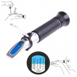 Accurately Salinity Salt Refractometer Hydrometer Fish Tank Aquarium 0%-10%
