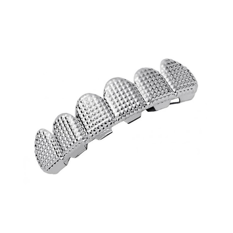 Grills Hip Hop Upper Lower 6 Caps Capsules Halloween Cosplay Haut Argent