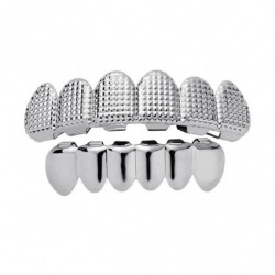 Grills Hip Hop Upper Lower 6 Caps Capsules Halloween Cosplay Haut Argent