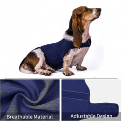 Manteau de soulagement de l’anxiété de chien de confort, gilet calmant d’anxiété de chien pour l’orage, voyage, [...]