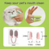3 Pack brosse à dents pour chien, 2 têtes Brosse à dents douce pour animal de compagnie pour chien Chat pour un [...]