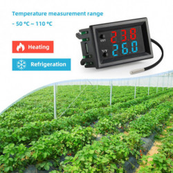 Moniteur d’affichage LED double couleur Contrôleur électronique de température Chaleur / refroidissement