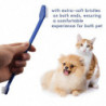 50 Piece Cat Dog Pet Toothbrush Set Double Headed Convenient Dental Finger Brushes For Safe Dog Cat