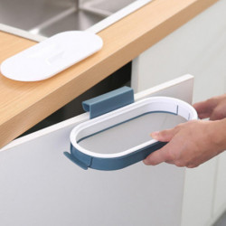 Miman Over The Door Trash Bag Rack Good Load Capacity With Lid Pp Garbage Bag Holder Kitchen Gadgets