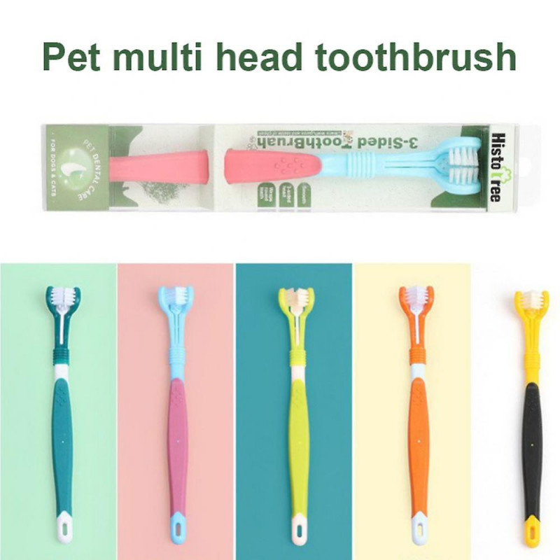 Pet Toothbrush Double Head Dog Toothbrushes Three Angle Cat Toothbrushes Oral Care Tooth Cleaning Tool Pets [...]