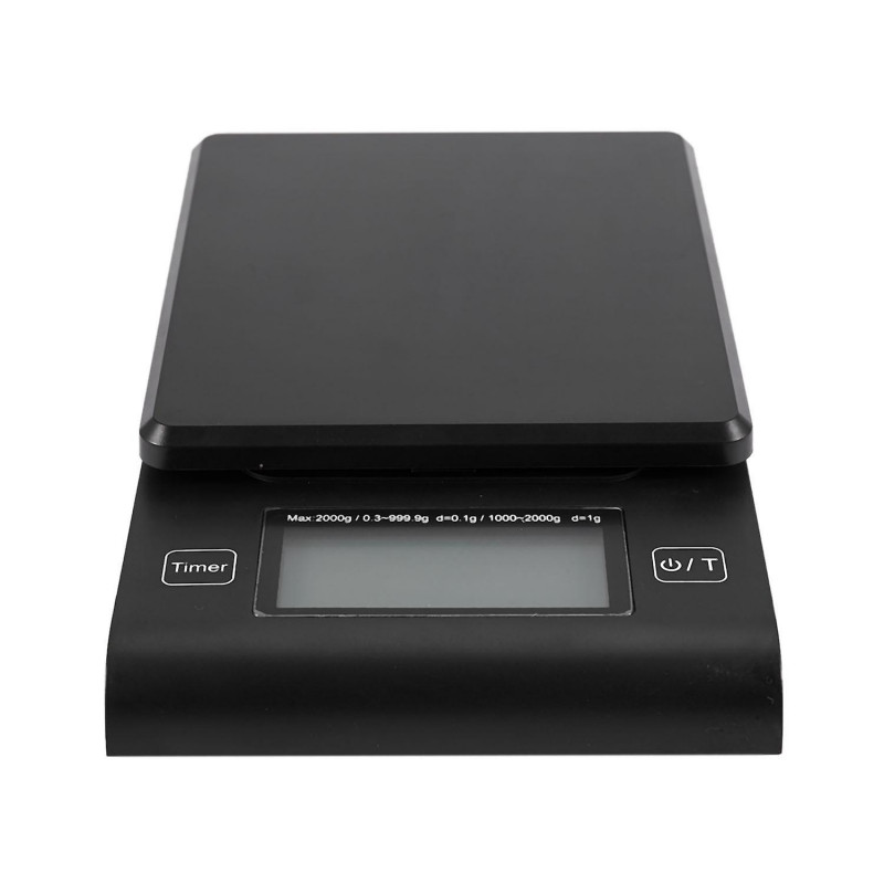 Digital Coffee Scale Multi-Function Kitchen With Timer Temperature Probe Lcd Monitor 2000G / 1G