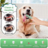 Dog Toothbrush, 4 Pack Dog Tooth Brush, 360 Cleaning Finger Toothbrush for Dogs, Silicone Dog Fing