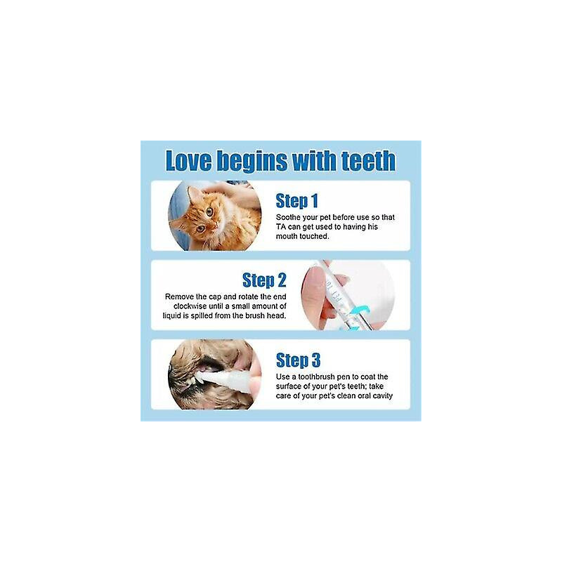 Pet Toothbrush Pen Dog Teeth Cleaning Pen Dog Remover For Teeth Cats Or Dog Tooth Whitening Cleaning Natural Plant [...]