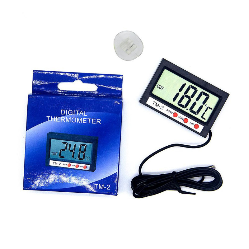 Mini Lcd Digital Thermometer For Freezer Refrigerator Fridge Aquarium Temperature Meter -50~70 Degree Probe Sensor [...]