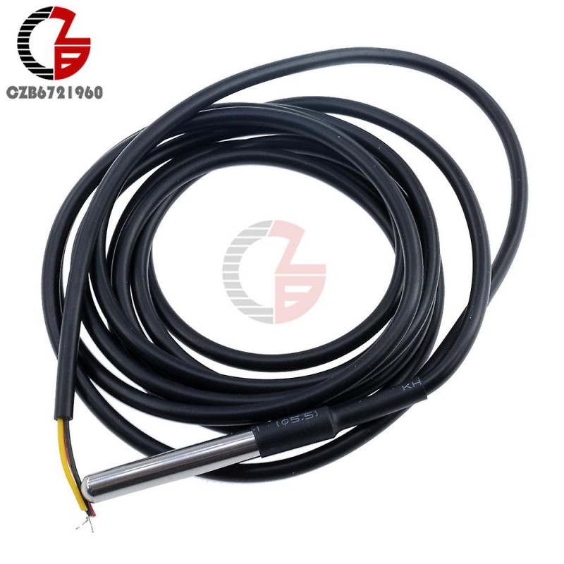 Ds18b20 Ds18s20 Ntc 10k 1% 3950 Waterproof Digital Temperature Sensor Probe Ntc Thermistor Thermal Cable