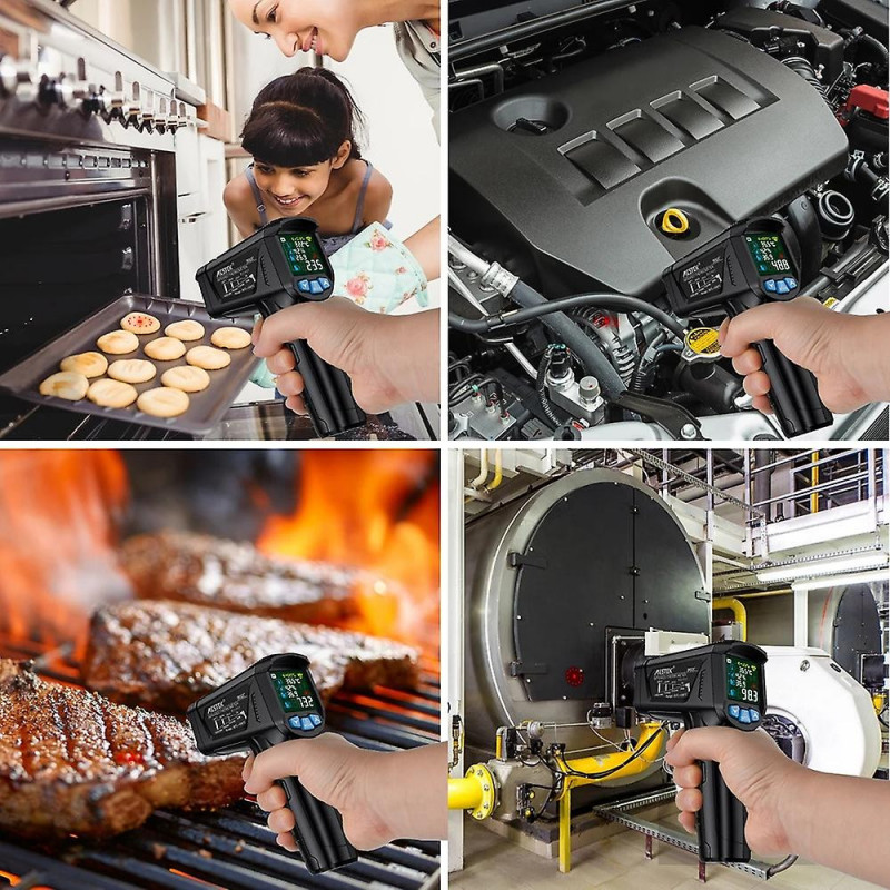 Mestek -50-800 Degree Digital Thermometer Humidity Meter Infrared Thermometer Hygrometer Temperature Humidity [...]