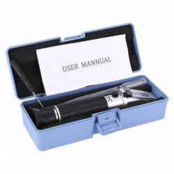 Dual Scale Sea Water Salinity Refractometer Meter Salimeter 0~10% Measurement Tool For Aquarium Seawater Monitoring