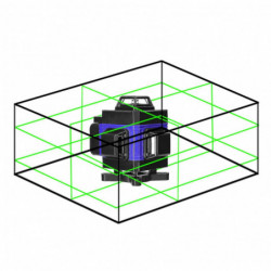 Functal 4D 16 lignes 3 -ing Outil recharable USB avec lignes d’inclinaison verticales