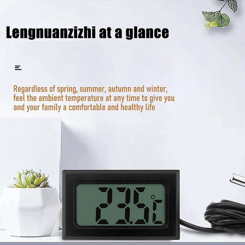 Lcd Digital Thermometer For Freezer Temperature -50~110 Degree Refrigerator Fridge Thermometer Professional Tools