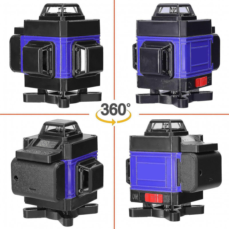 Functal 4D 16 lignes 3 -ing Outil recharable USB avec lignes d’inclinaison verticales