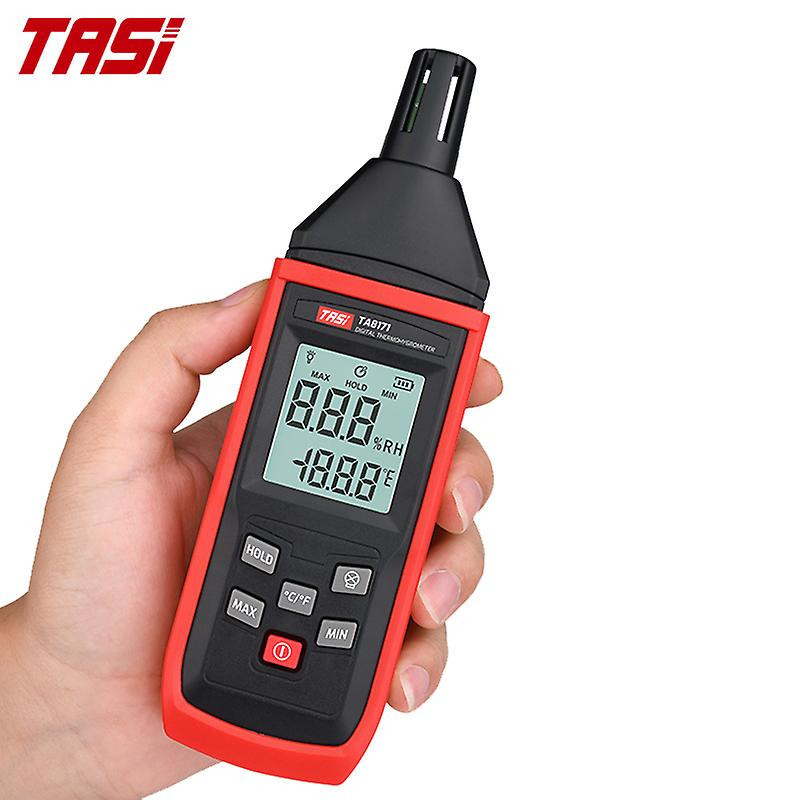 Tasi Ta8171 Digital Temperature Humidity Meter Thermomètre Mesure précise Hygrothermographe Type De poignée Hygromètre