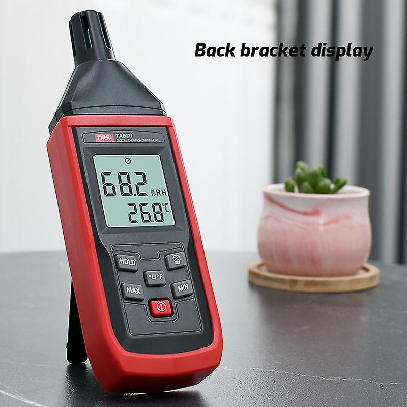 Tasi Ta8171 Digital Temperature Humidity Meter Thermomètre Mesure précise Hygrothermographe Type De poignée Hygromètre