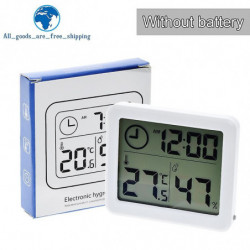 Thermomètre multifonction Hygromètre Automatique Électronique Température Humidité Moniteur Horloge 3.2inch Grand [...]